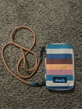 Kavu Go Time crossbody wallet "Sweet Stripe" with Rope Strap